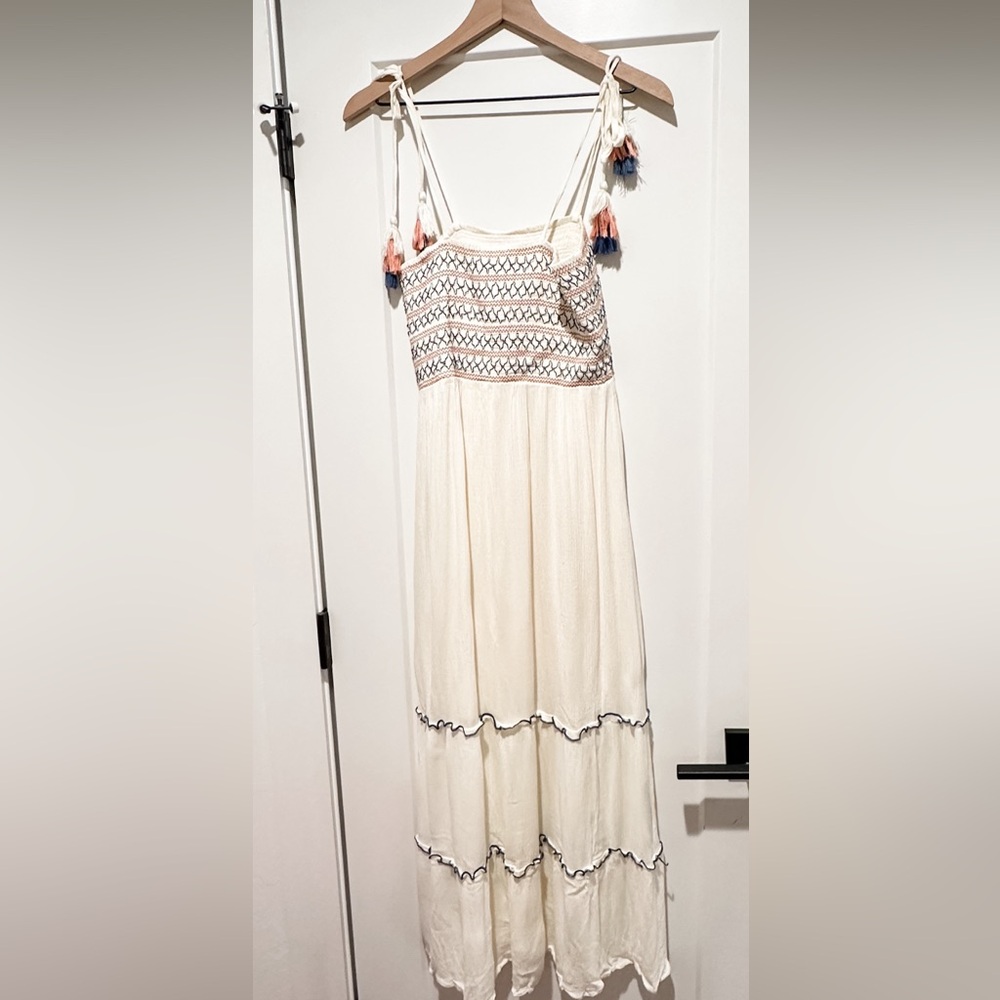 Hem & Thread dress with tassel ties